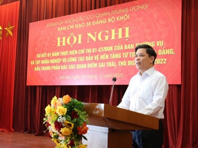 Phát huy vai trò báo chí trong bảo vệ nền tảng tư tưởng của Đảng